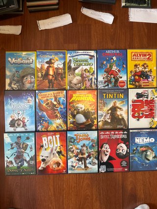 Lote 15 DVDs Películas Infantiles