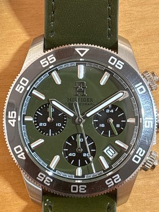Reloj Tommy Hilfiger TH 85 Cronógrafo Verde