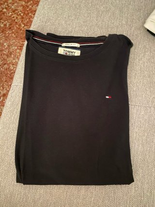 Camiseta Tommy Jeans Negra Talla XS