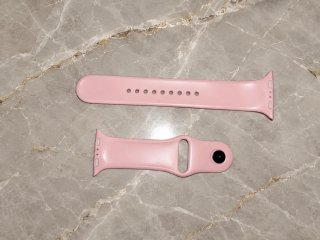 Correa de reloj rosa