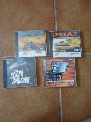 Lote 4 Juegos PC: Liberation Day, M1A2 Abrams, Fli