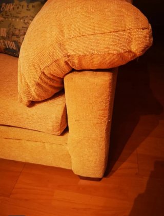 Sofá de 2 plazas beige