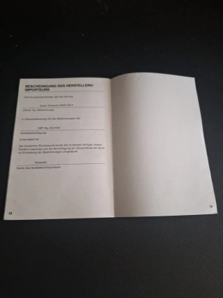 Manuale Super Nintendo SNES PAL