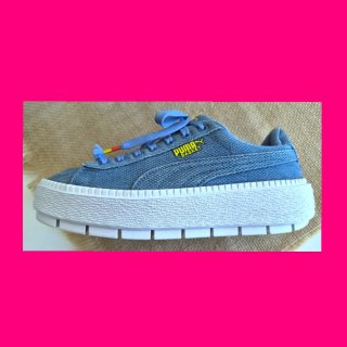 Zapatillas Puma Denim Plataforma Talla 37