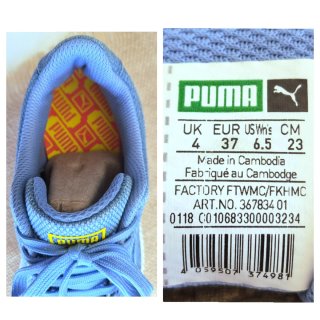 Zapatillas Puma Denim Plataforma Talla 37