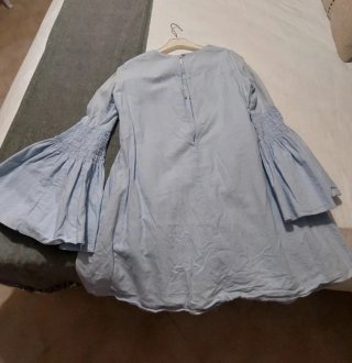 Vestido pantalón azul talla única