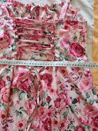 Vestido floral rosa