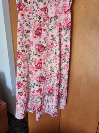 Vestido floral rosa