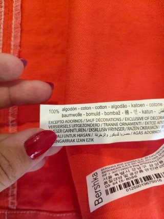 Cazadora naranja Bershka