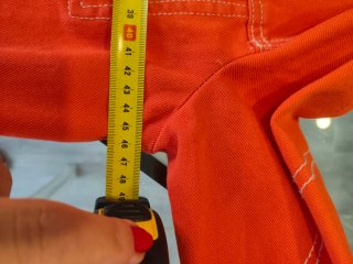 Cazadora naranja Bershka