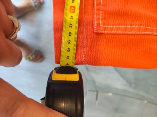 Cazadora naranja Bershka