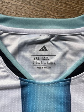 Camiseta Argentina Messi 10 Manga Larga