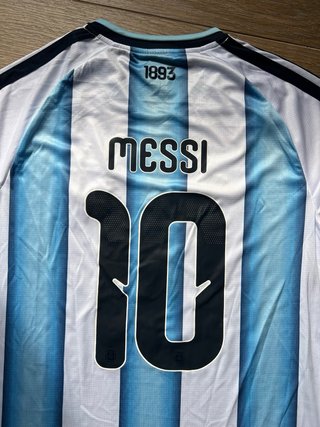 Camiseta Argentina Messi 10 Manga Larga