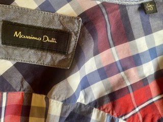 Camisa cuadros Massimo Dutti
