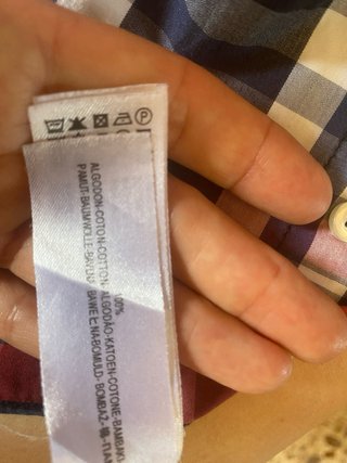 Camisa cuadros Massimo Dutti