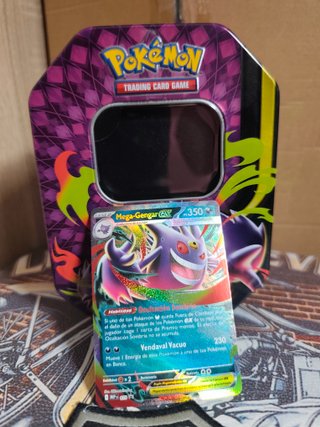 Lata Pokémon Mega Gengar + Promo ESP