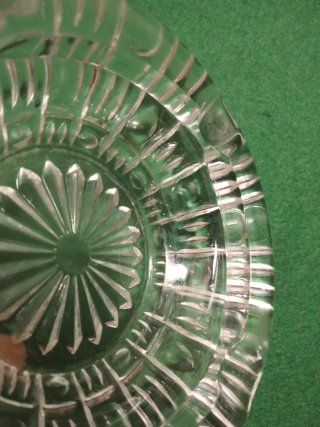 Cenicero cristal vintage estilo bohemia