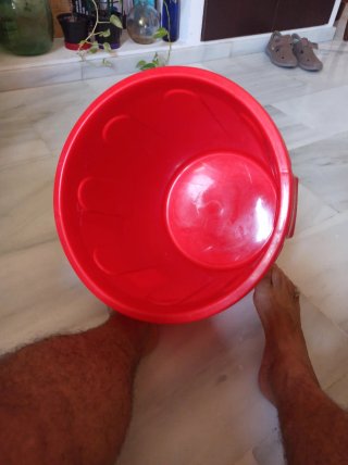 Cubo basura rojo 21L