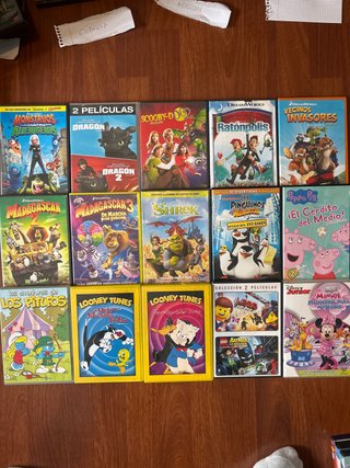 Lote 17 Películas Infantiles DVD
