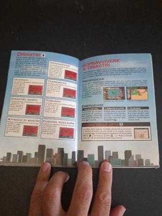 Manuale SimCity SNES