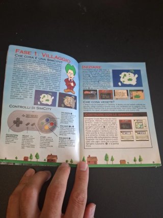 Manuale SimCity SNES