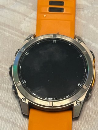 Garmin Fenix 8 51mm Naranja/Plata