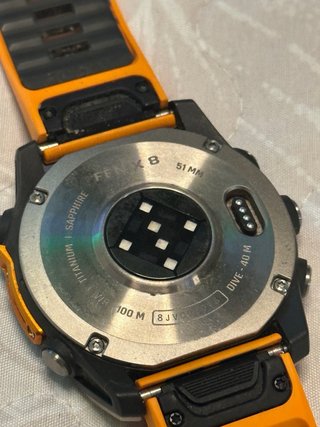 Garmin Fenix 8 51mm Naranja/Plata