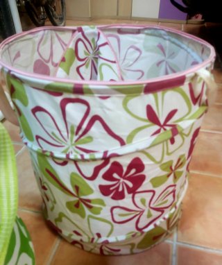 Cesta plegable redonda multiusos