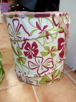 Cesta plegable redonda multiusos