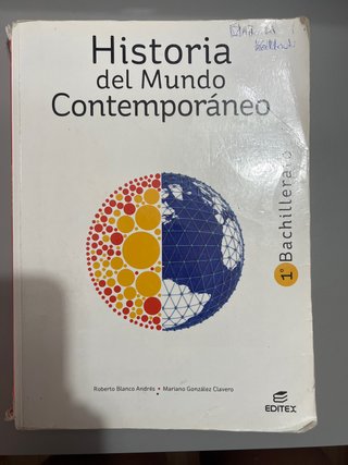 Historia del mundo contemporáneo 1o bachillerato