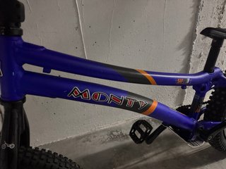 Bicicleta Trial Monty Azul Eléctrico