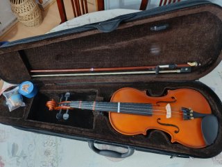 Violín E. Kreutzer 1/2 con funda y arco
