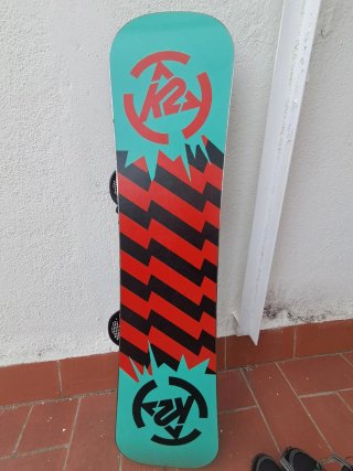 Tabla Snow K2 niño con fijaciones y  con botas