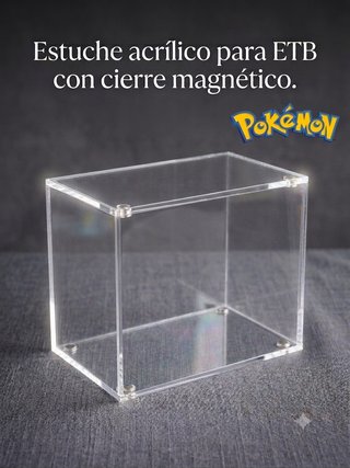 Estuche acrílico magnético ETB Pokémon
