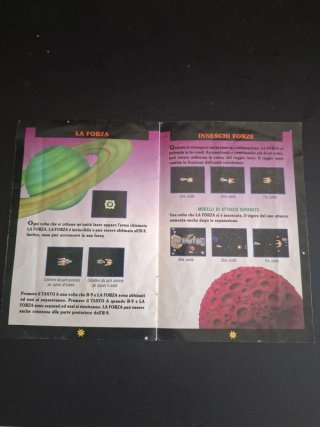 Manuale libretto Super R-Type snes super nintendo