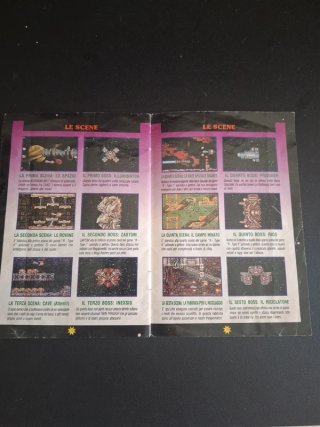 Manuale libretto Super R-Type snes super nintendo