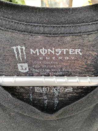Camiseta Monster Energy Negra