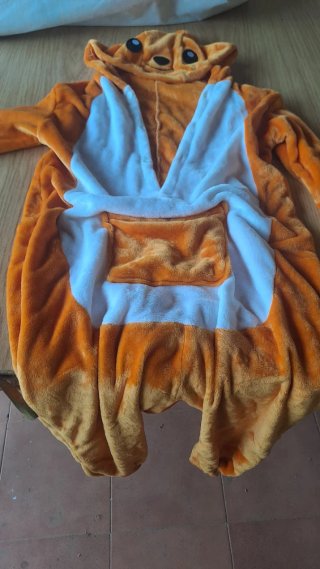 Disfraz/Pijama Animal Naranja Talla Única