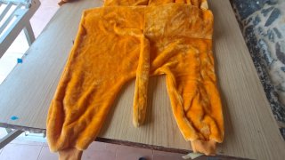 Disfraz/Pijama Animal Naranja Talla Única