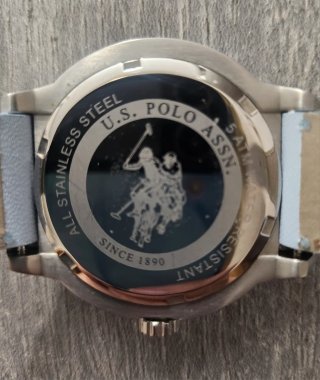 Reloj U.S. Polo Mujer Azul y Plateado