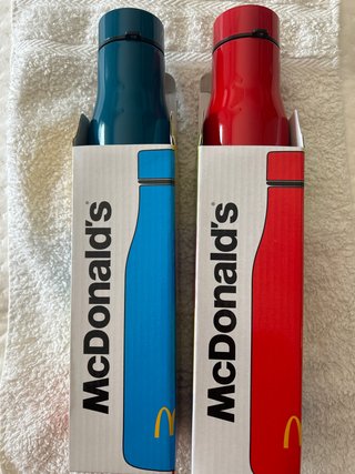 2 Botellas Metálicas McDonald's