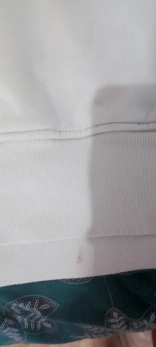 Sudadera con capucha blanca hombre
