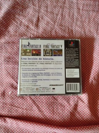 Final Fantasy Anthology PS1 PAL Versión Europea