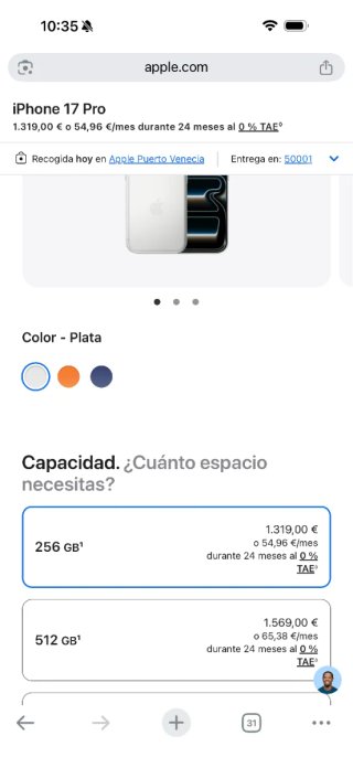 IPHONE 17 PRO 256GB//NUEVO!! //GARANZIA!! CAMBIO!