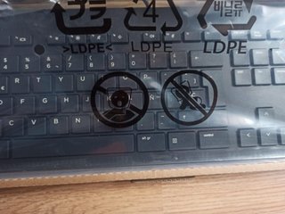 Teclado HP TPC-C001K USB Negro Slim