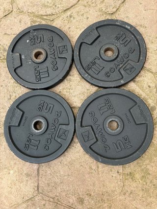 4 Discos de Musculación Domyos 5 kg