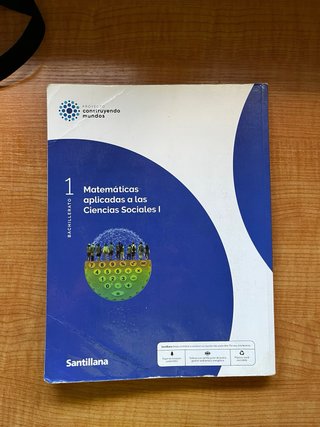 Matemáticas aplicadas a las Ciencias Sociales I...