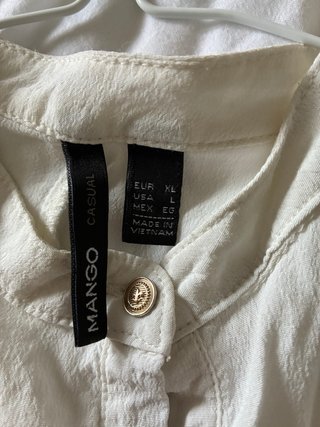 Blusa Mango Blanca