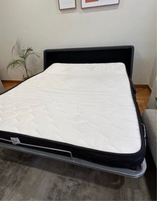Sofá Cama Gris 2 Plazas