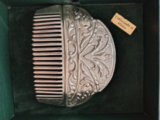 Aderezo Valenciana Plata Cincelado Mano